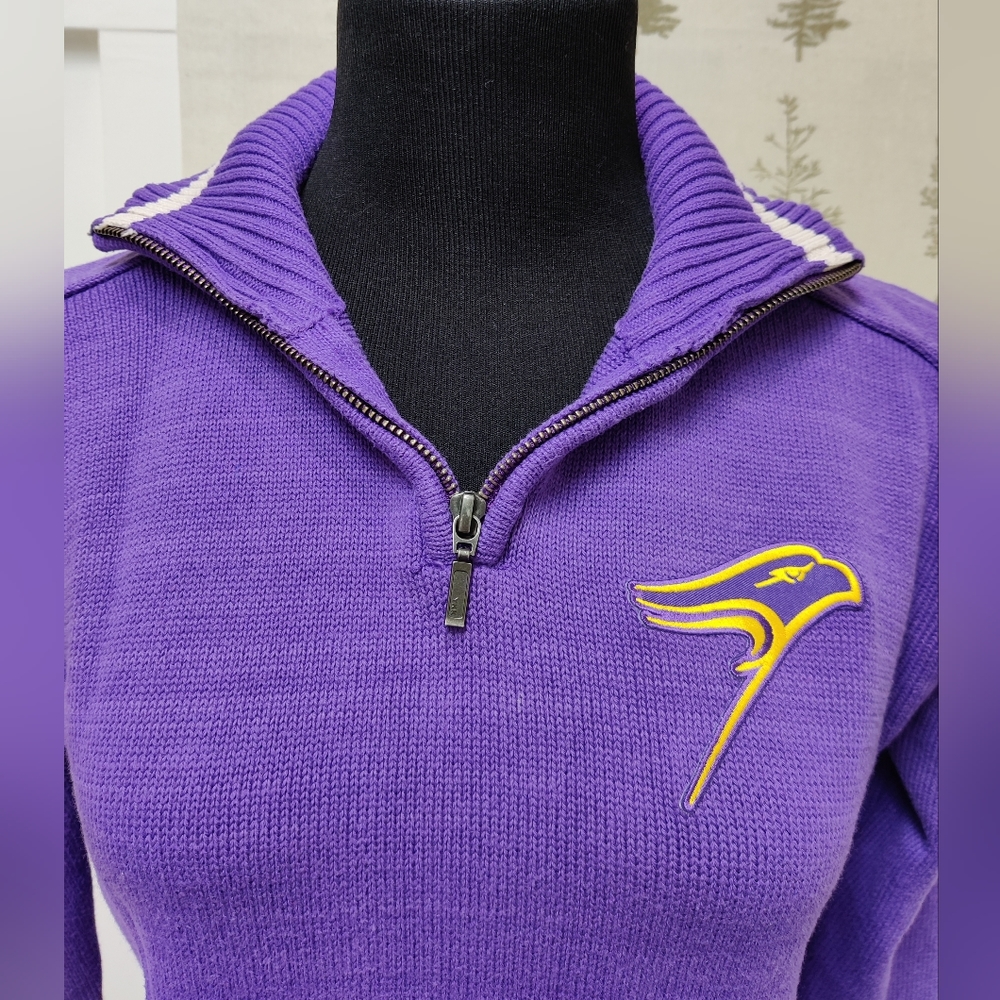 Vintage Wlfrid Laurier University Zip Up Sweater XL
